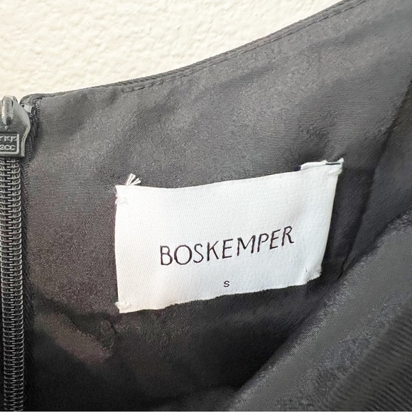 Boskemper × Anthropologie Noir Black Lilian Jumpsuit Ruffle Size Small S - Picture 3 of 10